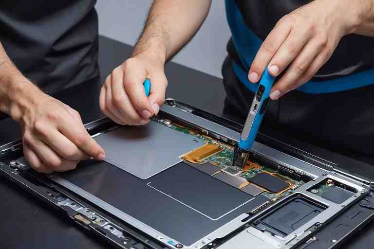 ¿Cómo reparar un monitor portátil con manchas de luz?
