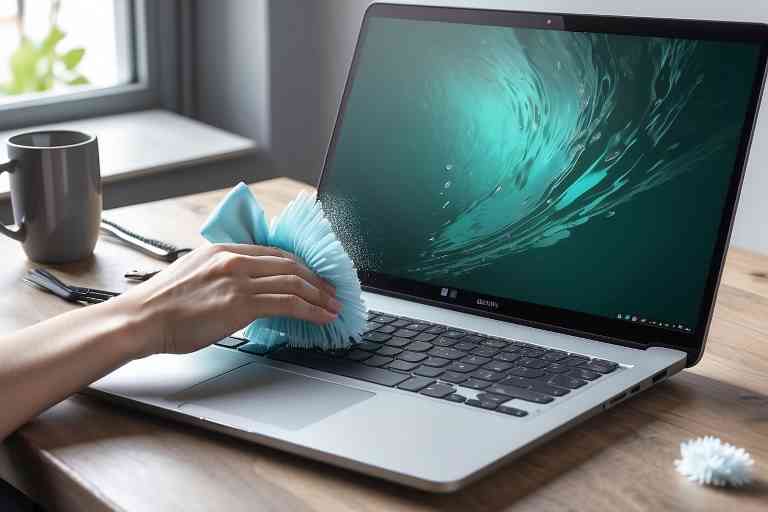 ¿Cómo limpiar correctamente la pantalla del portátil?